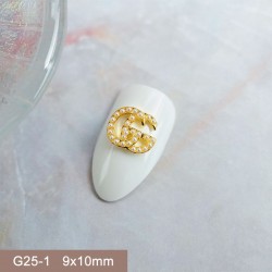 G25-1  10pcs/lot Gucci Nail Art