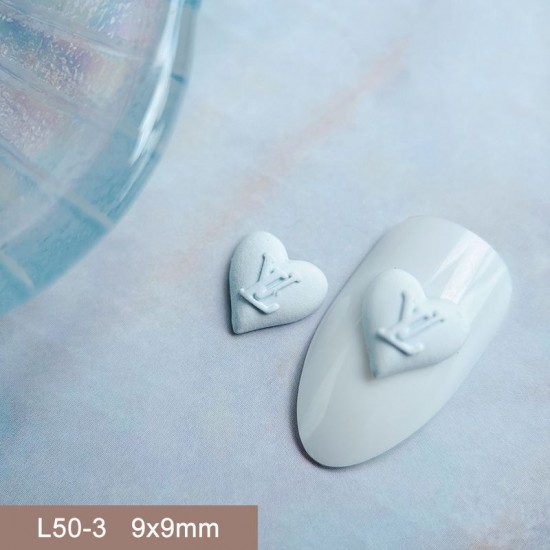 L50-3    10pcs/lot LV Nail Art
