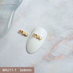 MIU11-1  50pcs/lot Miu Miu Nail Art