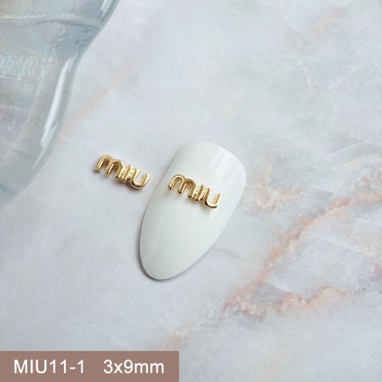 MIU11-1  50pcs/lot Miu Miu Nail Art