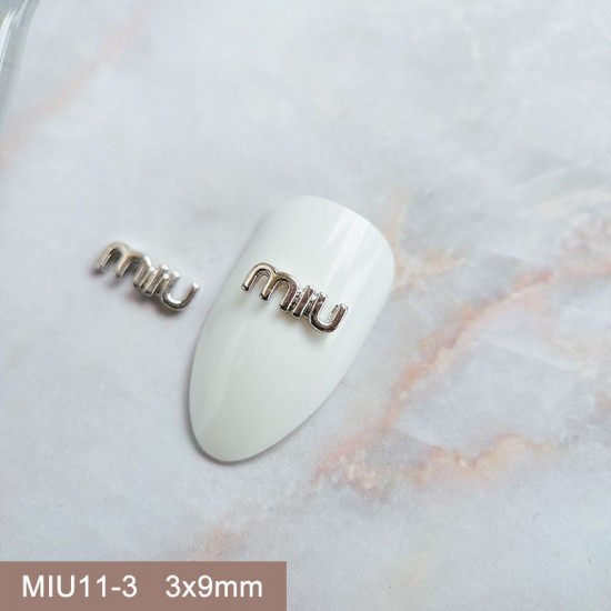MIU11-3  50pcs/lot Miu Miu Nail Art