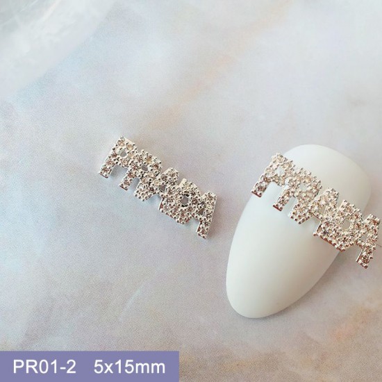 PR01-2    10pcs/lot PRADA Nail Art