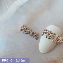 PR01-3    10pcs/lot PRADA Nail Art