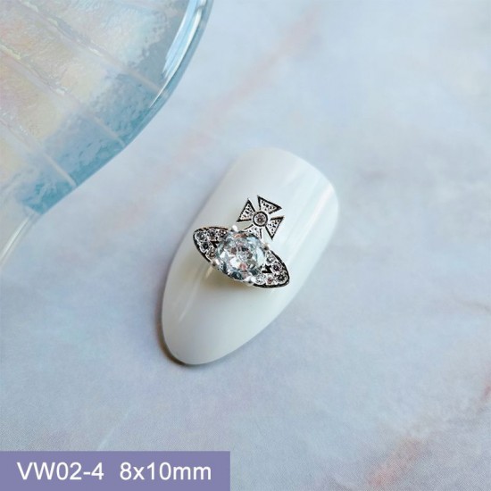 VW02-4    10pcs/lot Vivienne Westwood Nail Art