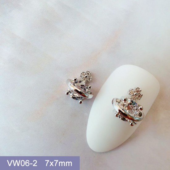 VW06-2    10pcs/lot Vivienne Westwood Nail Art