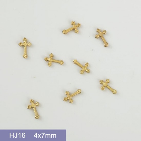 HJ16  100pcs/lot Chrome Hearts Nail Art
