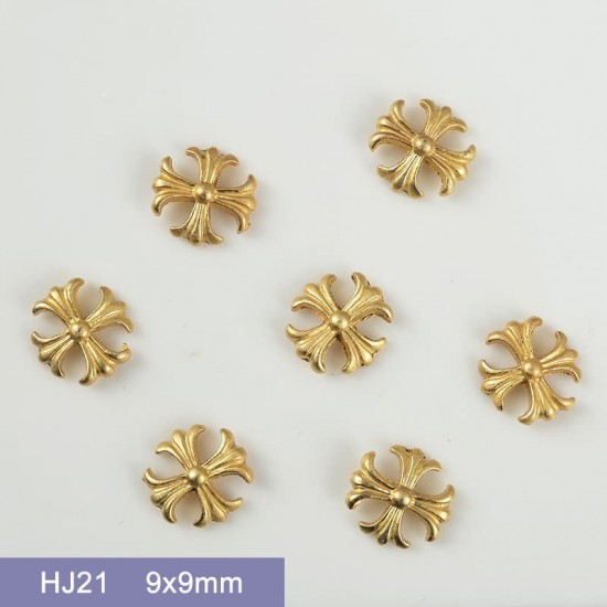 HJ21  100pcs/lot Chrome Hearts Nail Art