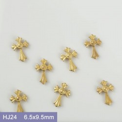 HJ24  100pcs/lot Chrome Hearts Nail Art