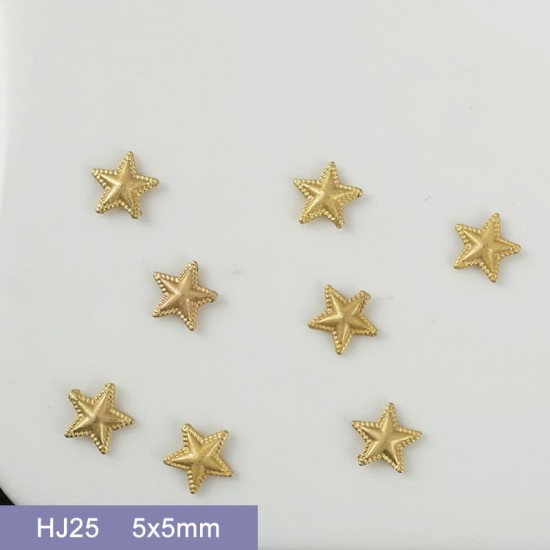 HJ25  100pcs/lot Chrome Hearts Nail Art