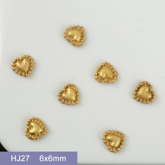 HJ27  100pcs/lot Chrome Hearts Nail Art