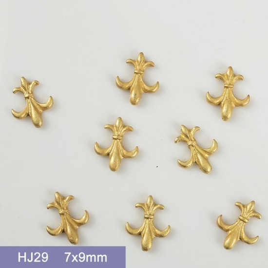 HJ29  100pcs/lot Chrome Hearts Nail Art