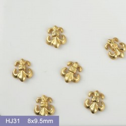 HJ31  100pcs/lot Chrome Hearts Nail Art