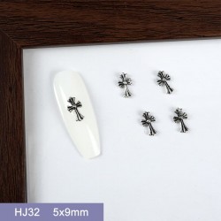 HJ32  100pcs/lot Chrome Hearts Nail Art