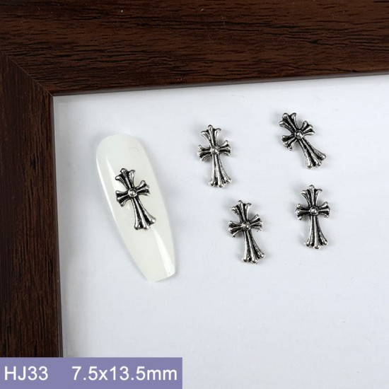 HJ33  100pcs/lot Chrome Hearts Nail Art