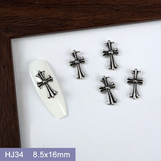 HJ34  100pcs/lot Chrome Hearts Nail Art