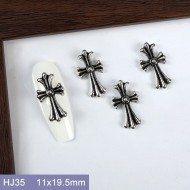 HJ35  100pcs/lot Chrome Hearts Nail Art
