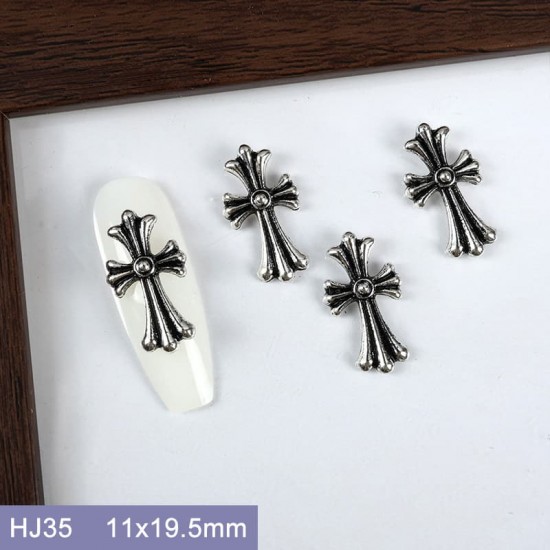 HJ35  100pcs/lot Chrome Hearts Nail Art