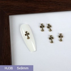 HJ36  100pcs/lot Chrome Hearts Nail Art
