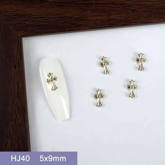 HJ40  100pcs/lot Chrome Hearts Nail Art