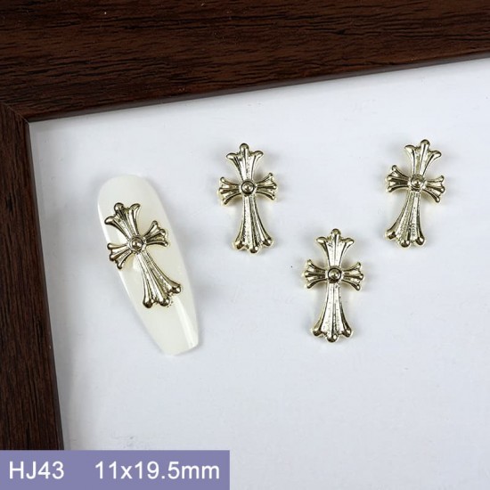 HJ43  100pcs/lot Chrome Hearts Nail Art
