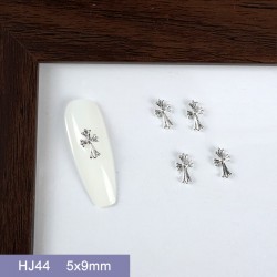 HJ44  100pcs/lot Chrome Hearts Nail Art
