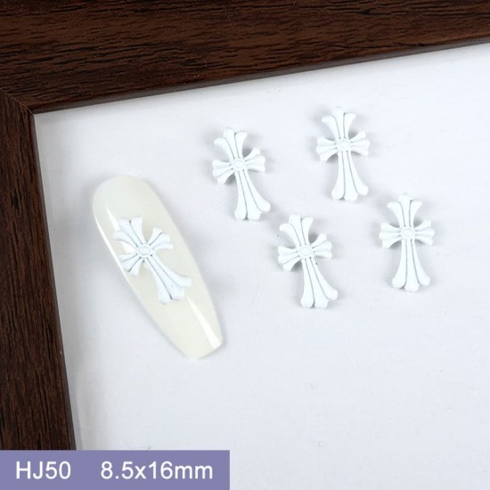 HJ50  100pcs/lot Chrome Hearts Nail Art