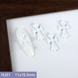 HJ51  100pcs/lot Chrome Hearts Nail Art