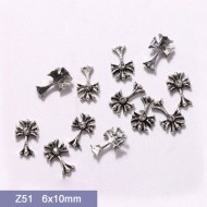 Z51  100pcs/lot Chrome Hearts Nail Art