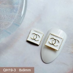 QH19-3   20pcs/lot Chanel Nail Art