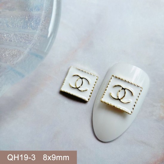 QH19-3   20pcs/lot Chanel Nail Art