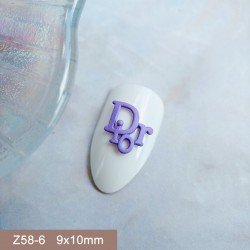 Z58-6   50pcs/lot Dior Nail Art