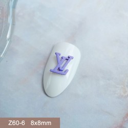 Z60-6   50pcs/lot LV Nail Art
