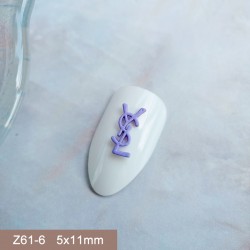 Z61-6   50pcs/lot YSL Nail Art