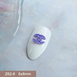 Z62-6   50pcs/lot Chanel Nail Art