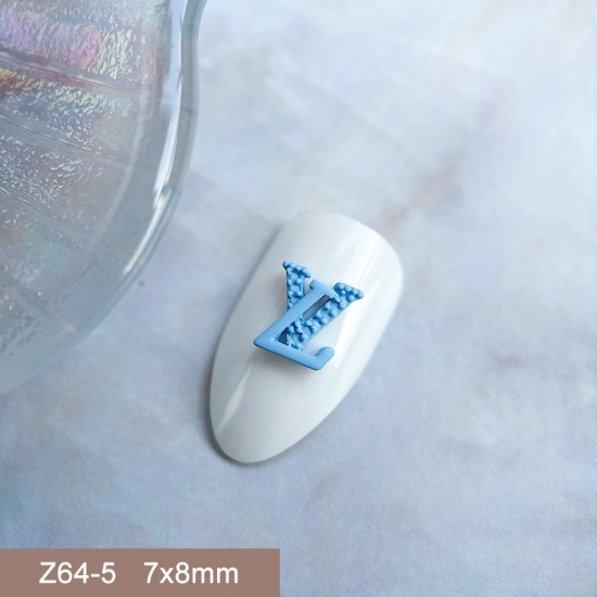 Z64-5   50pcs/lot LV Nail Art