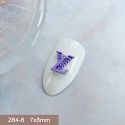 Z64-6   50pcs/lot LV Nail Art