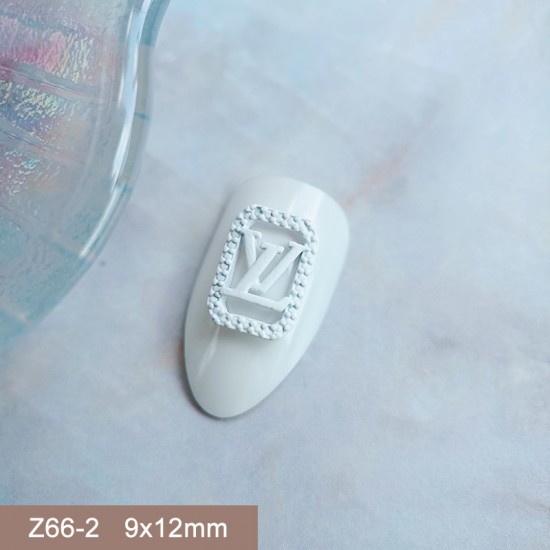 Z66-2   50pcs/lot LV Nail Art