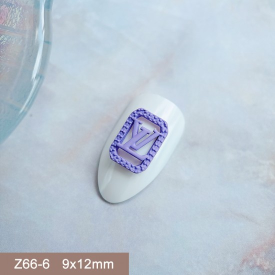 Z66-6   50pcs/lot LV Nail Art