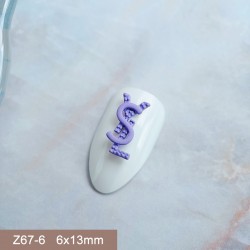 Z67-6   50pcs/lot YSL Nail Art