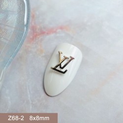Z68-2   50pcs/lot LV Nail Art