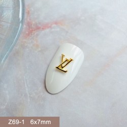 Z69-1   50pcs/lot LV Nail Art