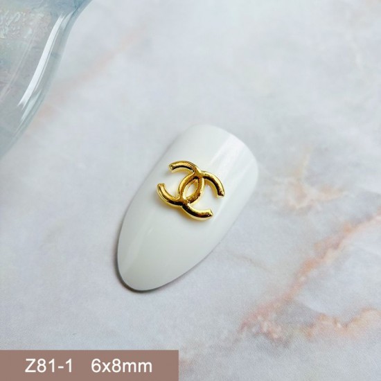 Z81-1   50pcs/lot Chanel Nail Art